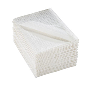 McKesson Economy Procedure Towel, Nonsterile, 13 x 18", White, 2-Ply Tissue, Waffle Embossed, Non-Radiopaque - 18-859 - LL Medico