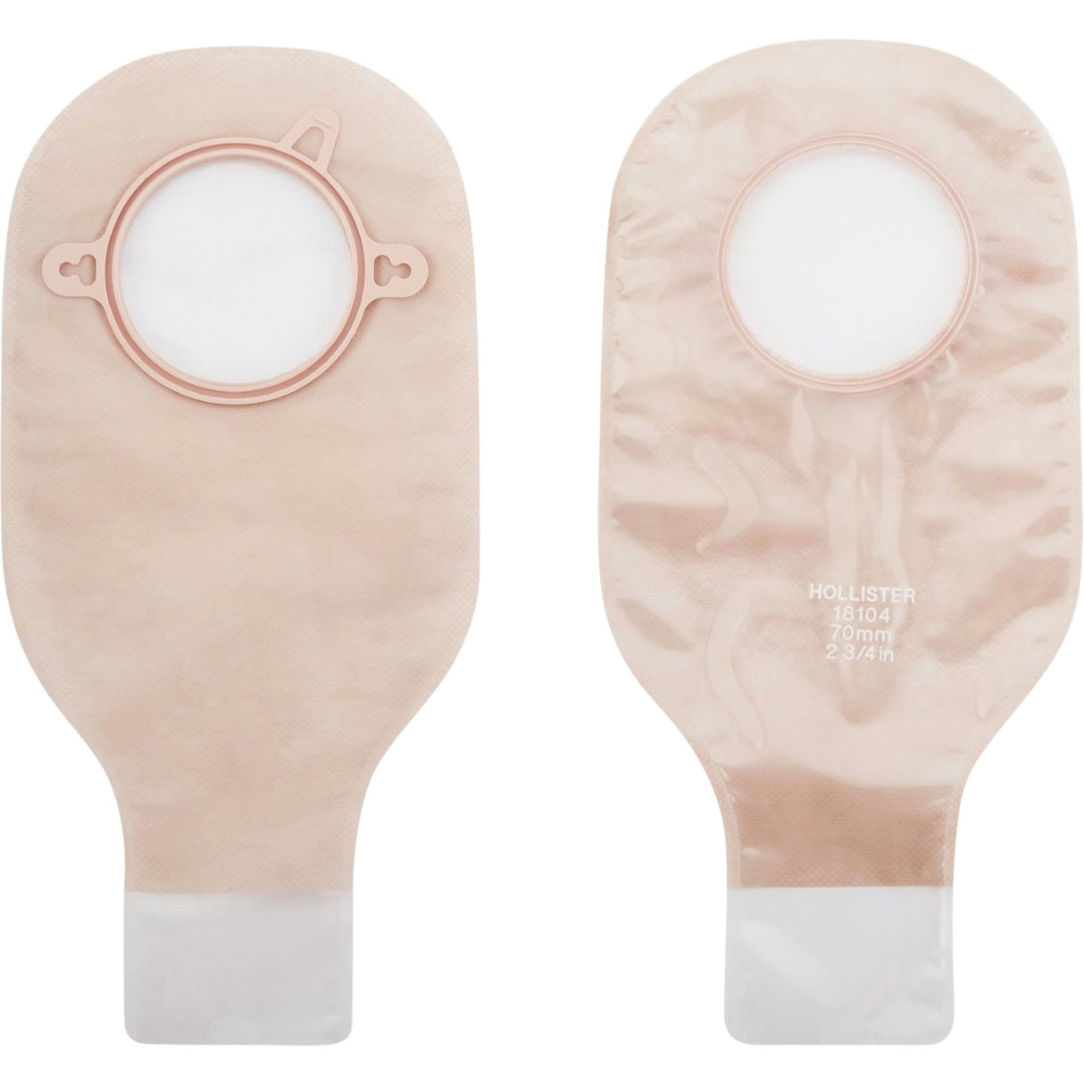 Hollister New Image Two-Piece Colostomy Pouch, Drainable, Beige, 12-Inch