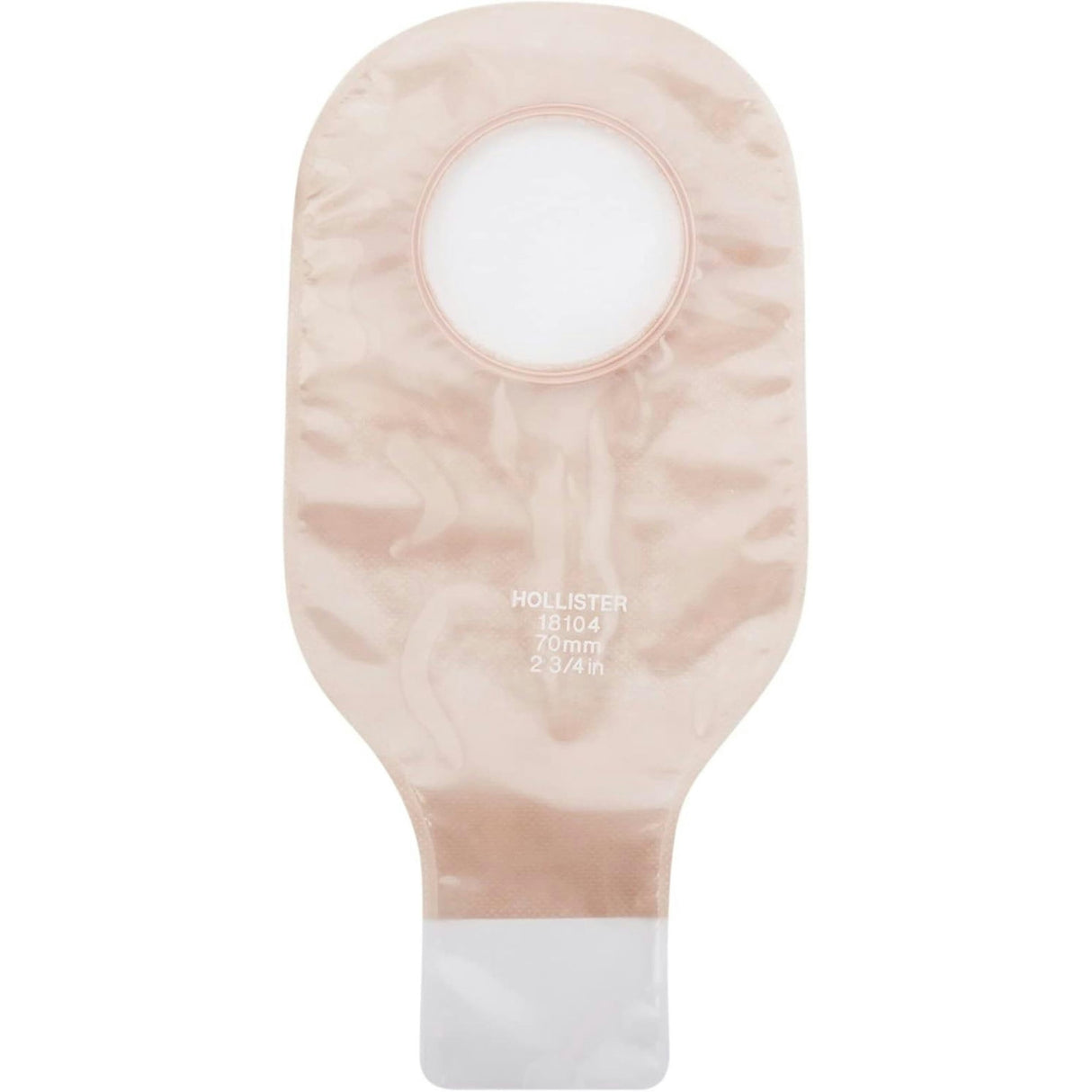 Hollister New Image Two-Piece Colostomy Pouch, Drainable, Beige, 12-Inch