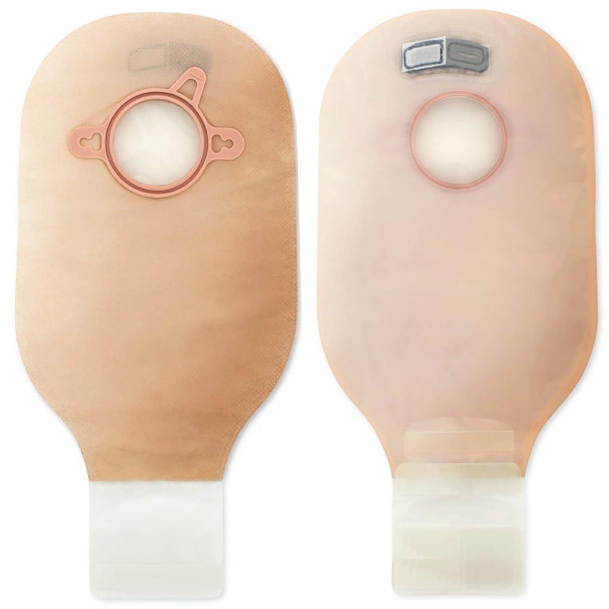 Hollister New Image Two-Piece Colostomy Pouch, Drainable, Transparent, 12-Inch
