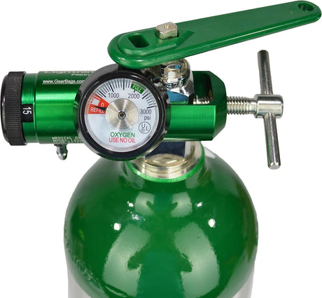 Drive Mini Oxygen Regulator, CGA 870, 0-15 LPM