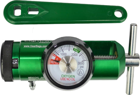 Drive Mini Oxygen Regulator, CGA 870, 0-15 LPM