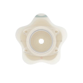 Coloplast SenSura Mio Convex Flip Two-Piece Skin Barrier, Star, Cut-to-Fit, 50 mm Flange, Red