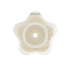 Coloplast SenSura Mio Convex Flip Two-Piece Skin Barrier, Star, Cut-to-Fit, 50 mm Flange, Red