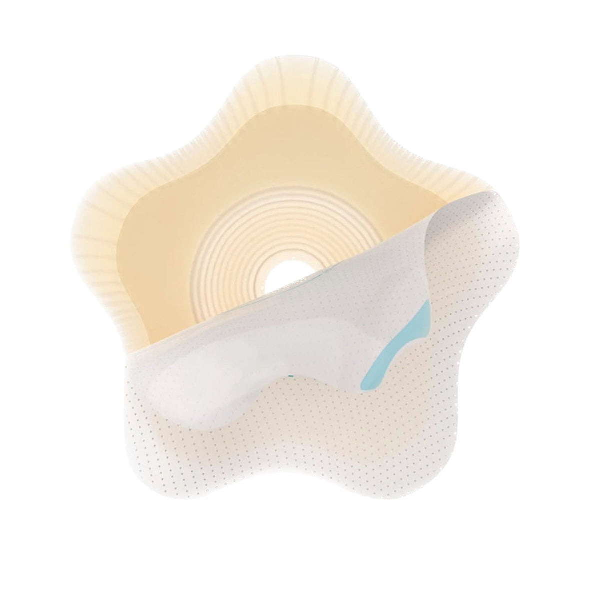 Coloplast SenSura Mio Convex Flip Two-Piece Skin Barrier, Star, Cut-to-Fit, 50 mm Flange, Red