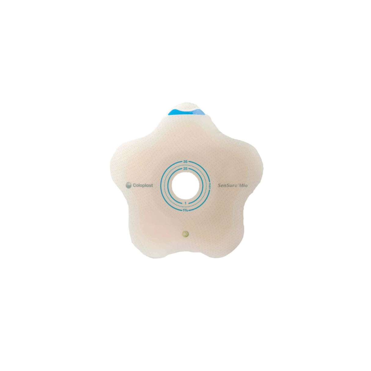 Coloplast SenSura Mio Convex Flip Two-Piece Skin Barrier, Star, Pre-Cut, 50 mm Flange, Red