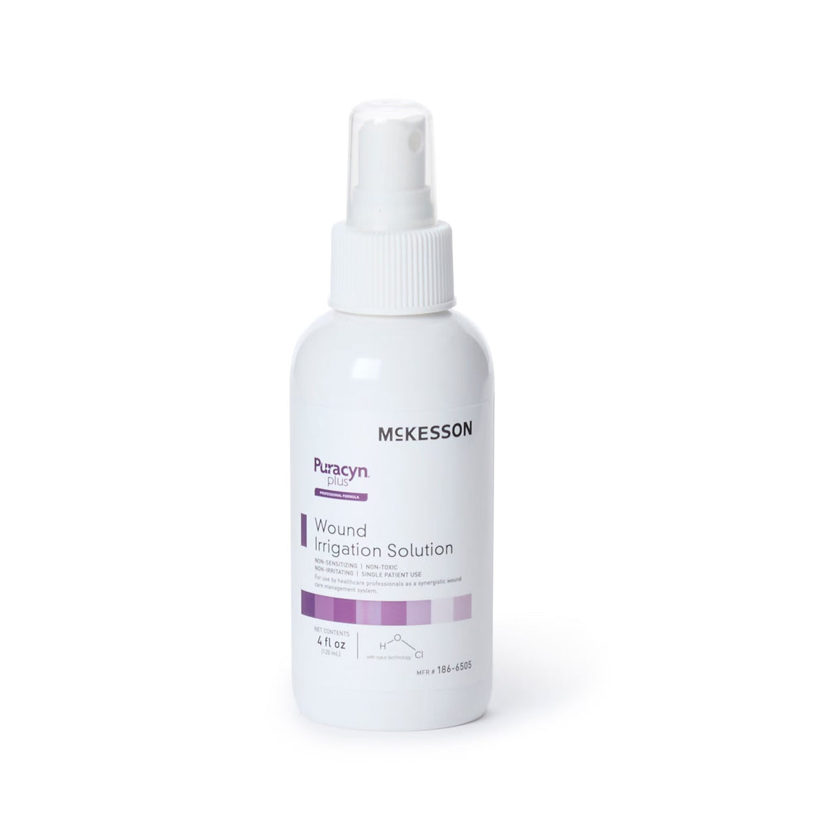 McKesson Puracyn Plus Professional, Wound Cleanser, Antimicrobial, NonSterile, 4 oz Pump Bottle - 186-6505 - LL Medico