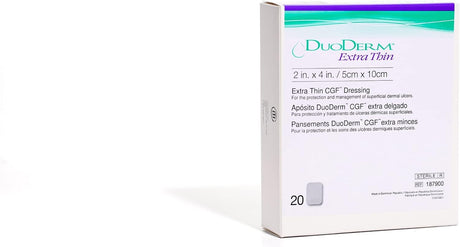 ConvaTec DuoDerm Extra Thin Hydrocolloid Dressing, 2 x 4 Inch