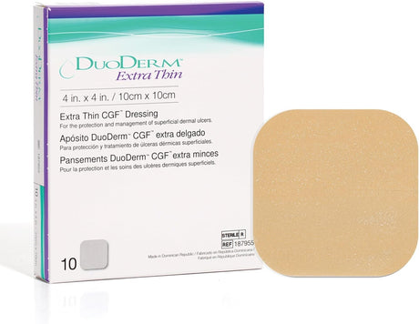 ConvaTec DuoDerm Extra Thin Hydrocolloid Dressing, 2 x 4 Inch