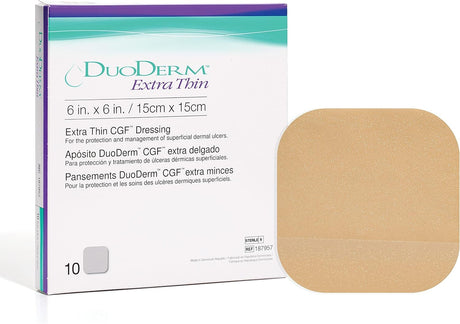 ConvaTec DuoDerm Extra Thin Hydrocolloid Dressing, 2 x 4 Inch