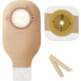 Hollister New Image 2-Piece Clear Ileostomy/Colostomy Pouch, 57mm Flange, Red Match