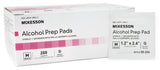 McKesson Alcohol Prep Pad, Sterile, Medium, 1.2" x 2.6" - 58-204 - LL Medico
