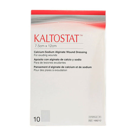 ConvaTec Kaltostat Calcium Sodium Alginate Dressing, Rectangle - 168212 - LL Medico