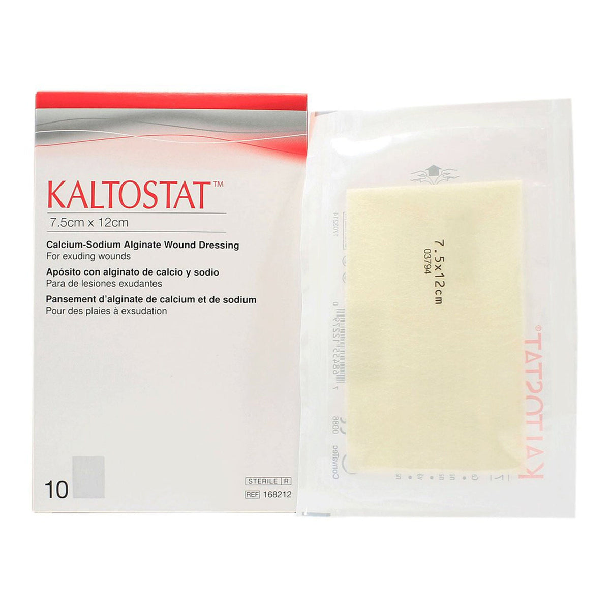ConvaTec Kaltostat Calcium Sodium Alginate Dressing, Rectangle — 3" x 4.75"