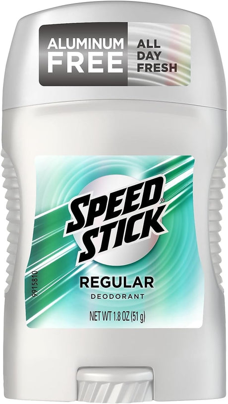 Speed Stick Regular Deodorant, Solid, 1.8 oz