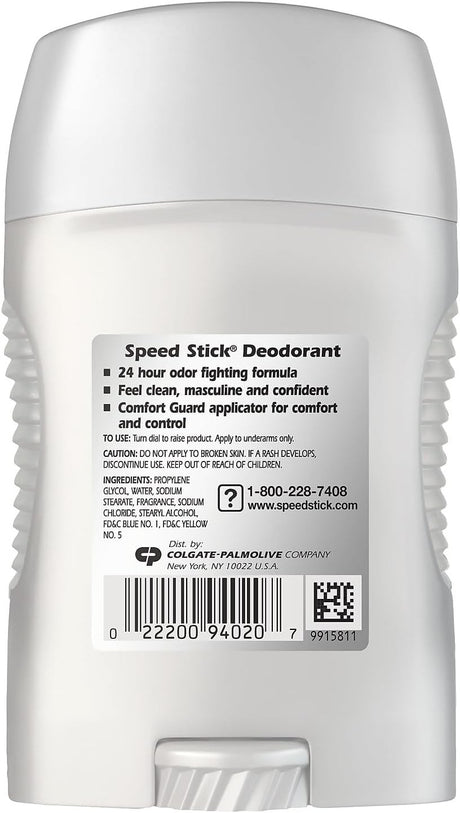 Speed Stick Regular Deodorant, Solid, 1.8 oz