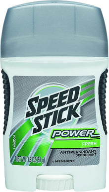 Speed Stick Power Antiperspirant Deodorant Solid, Fresh Scent, 1.8 oz
