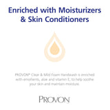 Provon Clear and Mild Foam Handwash, Unscented, 1200 mL Dispenser Refill