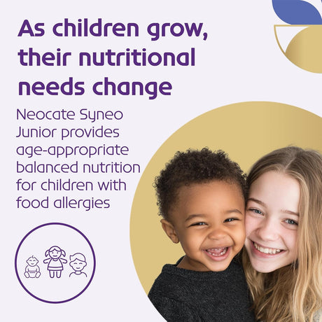 Neocate Syneo Junior Amino Acid-Based Pediatric Oral Supplement, Unflavored, 14.1 oz