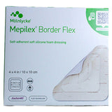 Mepilex Border Flex Adhesive with Border Foam Dressing, 6 x 8 Inch