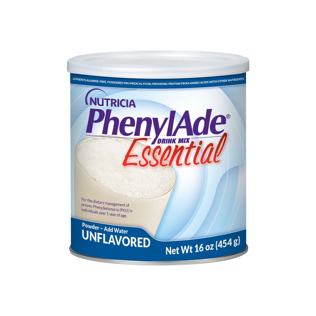 Nutricia PhenylAde Essential PKU Powdered Drink Mix, Unflavored, 16 oz