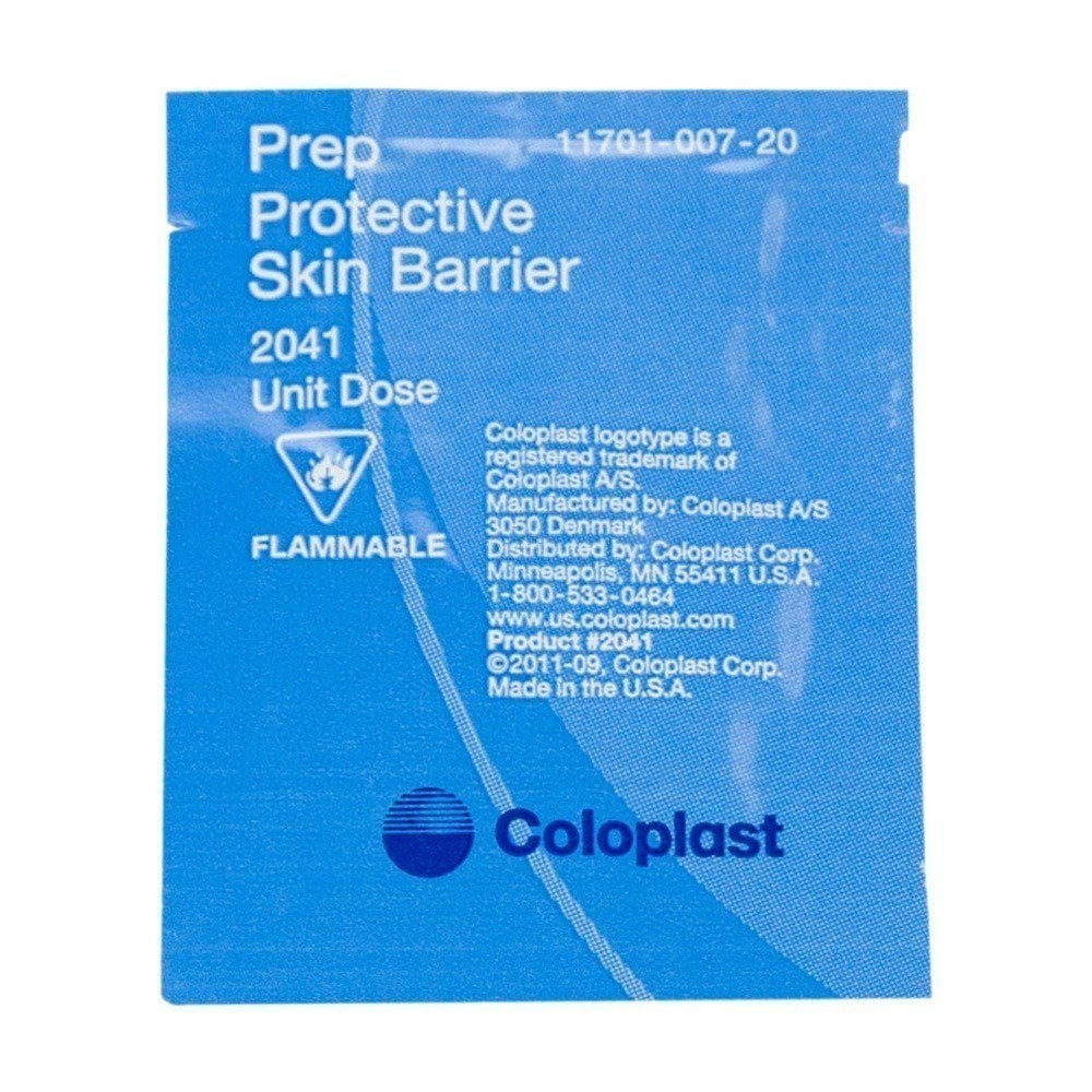 Coloplast Prep Protective Skin Barrier Wipes, Individual Packet