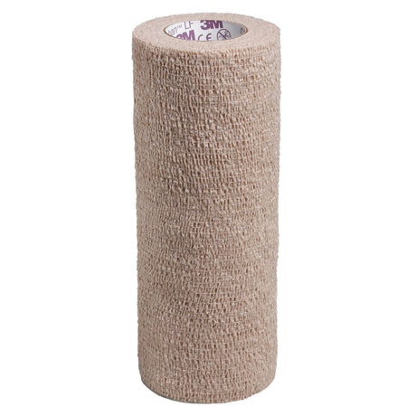 3M Coban LF Cohesive Bandage, Self-Adherent Closure, Tan, Elastic / Nonwoven, Sterile Latex-Free, Standard Compression - LL Medico