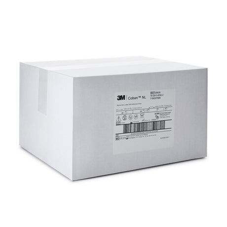 3M Coban LF Cohesive Bandage, Self-Adherent Closure, Tan, Elastic / Nonwoven, Sterile Latex-Free, Standard Compression - LL Medico