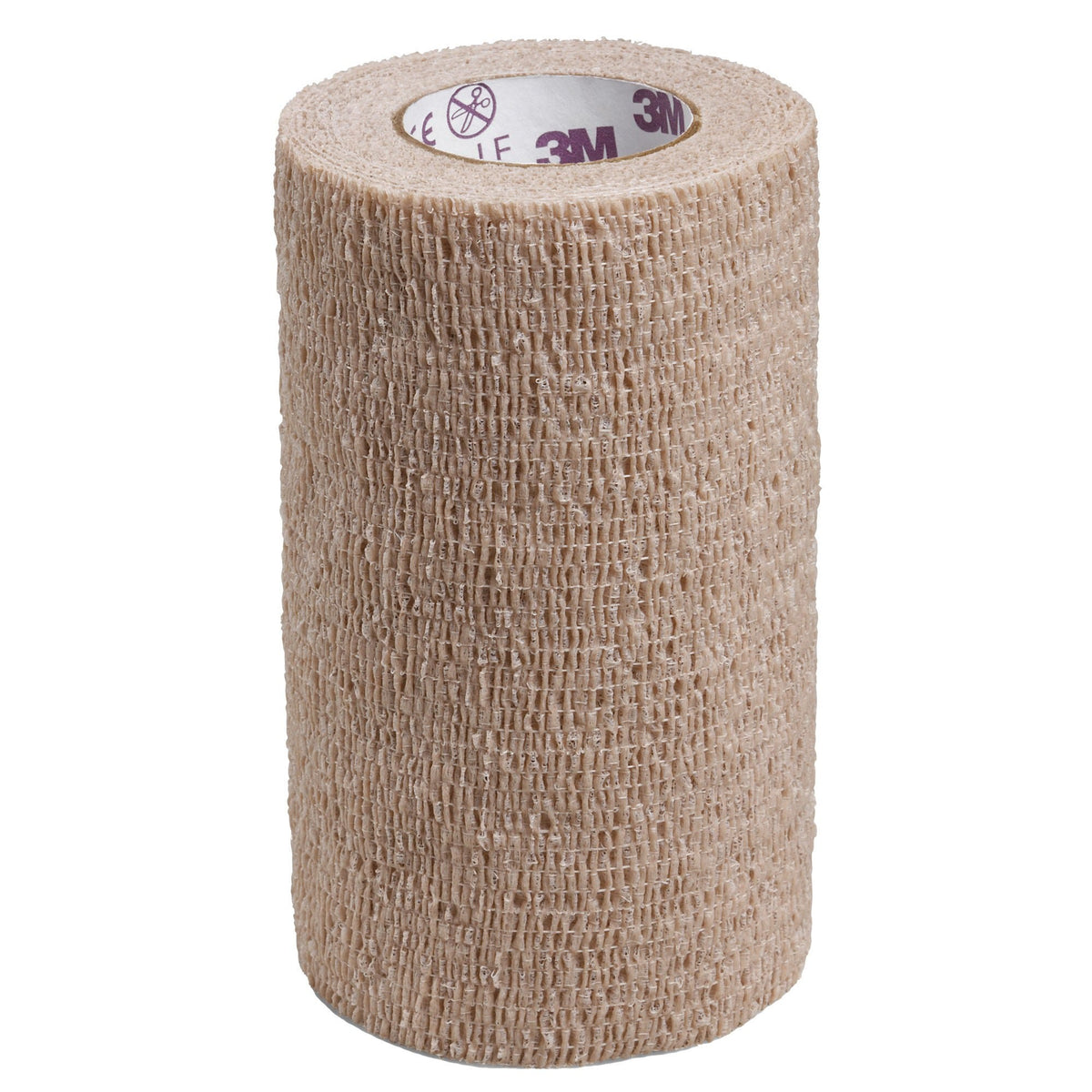3M Coban LF Cohesive Bandage, Self-Adherent Closure, Tan, Elastic / Nonwoven, Sterile Latex-Free, Standard Compression - LL Medico