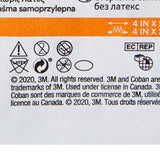 3M Coban LF Cohesive Bandage, Self-Adherent Closure, Tan, Elastic / Nonwoven, Sterile Latex-Free, Standard Compression - LL Medico