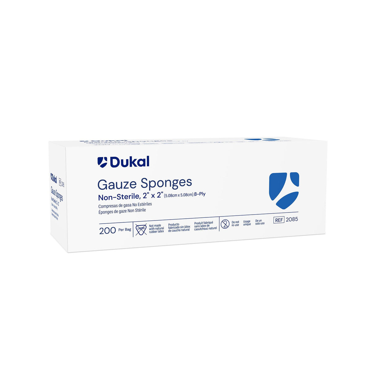 Dukal Gauze Sponge, 2 x 2 Inch, 8-Ply