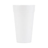 Solo Drinking Cup, Disposable, 20 oz, White, Styrofoam - 20J16 - LL Medico