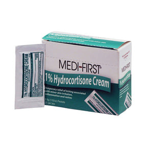 Medique Medi-First Hydrocortisone Itch Relief Cream, 1%, 0.031 oz - 21173 - LL Medico