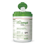 PREempt Premoistened Cleanroom Wipes, Surface Disinfectant Cleaner, Unscented, Non-Sterile, 6 x 7" - 21221 - LL Medico