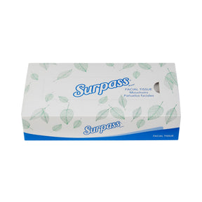 Surpass Facial Tissue, Two-Ply, White, 8 x 8.4" - 21340 - LL Medico