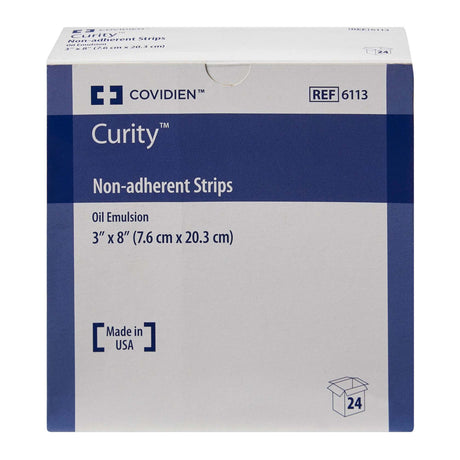 Curity Oil Emulsion Impregnated Dressing, 3" x 8" - 6113 - LL Medico