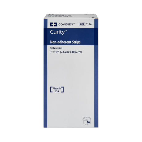 Curity Oil Emulsion Impregnated Dressing, Sterile, 3" x 16"