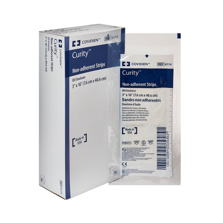 Curity Oil Emulsion Impregnated Dressing, Sterile, 3" x 16"