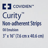 Curity Oil Emulsion Impregnated Dressing, Sterile, 3" x 16"