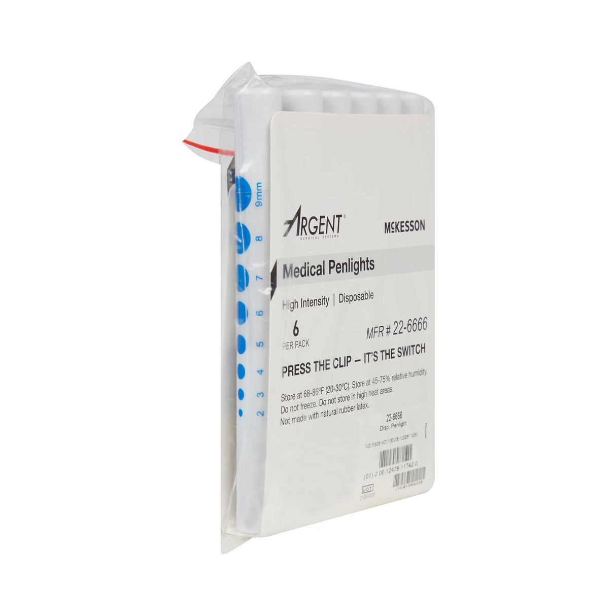 McKesson Disposable Penlight, White Light, 4.5"