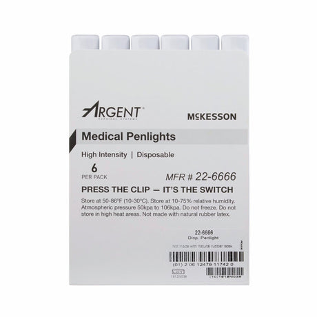 McKesson Disposable Penlight, White Light, 4.5"