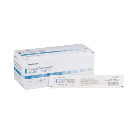 McKesson Tongue Depressor, Wood, Junior, 5.5"