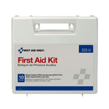 First Aid Only Ten-Person First Aid Kit, Plastic Case with Dividers