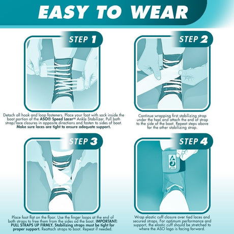 Medical ASO Speed Lacer Ankle Brace