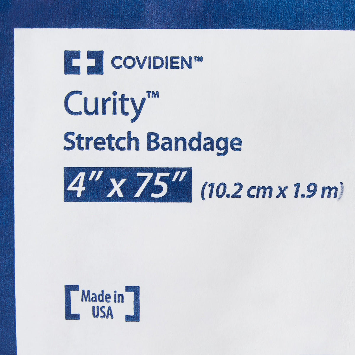 Curity Conforming Bandage, Stretch, 4 x 75", 1-Ply, White, Cotton / Polyester, Non-Sterile - 2247 - LL Medico