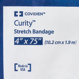 Curity Conforming Bandage, Stretch, 4 x 75", 1-Ply, White, Cotton / Polyester, Non-Sterile - 2247 - LL Medico