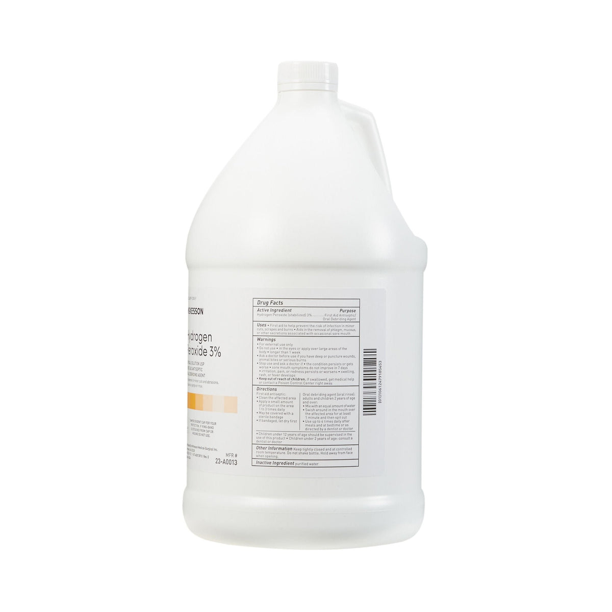 McKesson Hydrogen Peroxide, Antiseptic Topical Liquid, 1 gal Bottle - 23-A0013 - LL Medico
