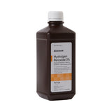 McKesson Hydrogen Peroxide, Antiseptic Topical Liquid, 16 oz Bottle - 23-D0012 - LL Medico