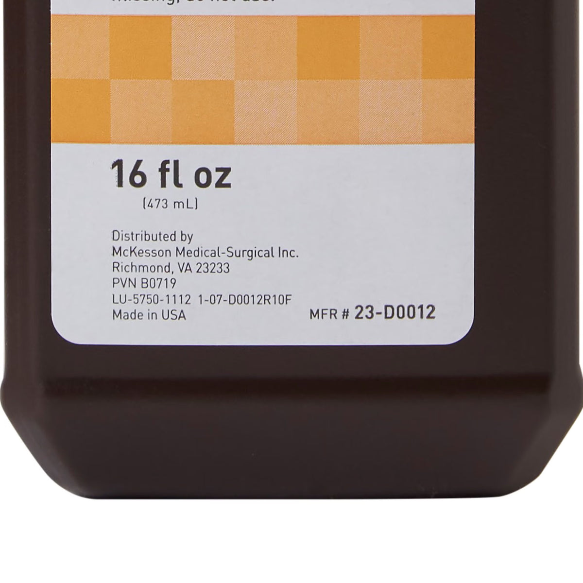 McKesson Hydrogen Peroxide, Antiseptic Topical Liquid, 16 oz Bottle - 23-D0012 - LL Medico