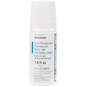 McKesson Anti-Perspirant Deodorant Roll-On, Alcohol Free, Fresh Scent, 1.5 fl oz